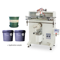 Máquina de Serigrafía Semiautomática APM S650, Área de Impresión 200x630mm, 1 Estación, Uso Universal para las Industrias del Vidrio y Plástico