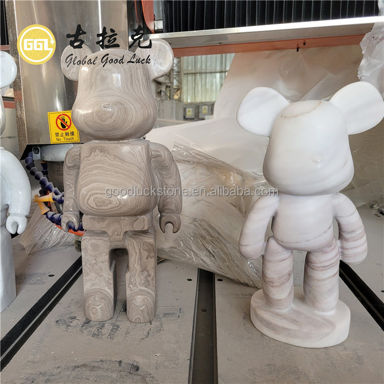 1000% Bearbrick 70cm Marble Figure - Perfect for Living Room