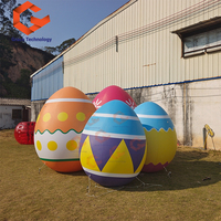 Œufs de Pâques gonflables géants, ballon gonflable en forme d'œuf pour les événements