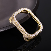 Boîtier de montre GRA VVS Moissanite Diamond, boîtier de montre Iced pour rappeur, passe le testeur de diamants, pièces de boîtier de montre CNC personnalisées