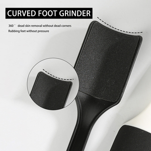 Râpe à pieds double face en U avec poignée antidérapante, conception OEM pour le marché européen (15 ans d'expérience), pour éliminer les callosités et les talons fendillés - Product Image 4