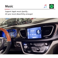 Mise à niveau stéréo de voiture AZTON CarPlay pour Chrysler 300 300C 300S STR-8 Pacifica 8.4 Uconnect Apple CarPlay Android Auto Kit sans fil
