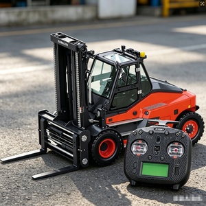 Kabolite Nouveau SJY-K180-100S Chariot élévateur RC hydraulique tout métal, Voiture télécommandée, Camion modèle RC, Excavatrice, Moteur brushless - Product Image 3