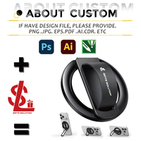 Nuevo Soporte Magnético Personalizado para Teléfono con MagSafe, Anillo de Aleación de Zinc con Bucle de Silicona Suave, Soporte Magnético para Dedos para Teléfonos Móviles