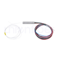 Alta calidad 1x2 1x10 SC APC 0,9mm Cassette exterior Tubo de acero Redundancia FBT PLC Splitter