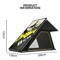 Tente de toit triangulaire ultra-fine en aluminium de 8 cm pour 4x4 tout-terrain avec échelle