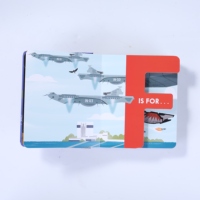 Libro de Cartón Interactivo Personalizado de Marvel Alpha Block, Libro de Cuentos del Alfabeto de la A a la Z para Niños, Impresión de Libros de Cartón Grueso Troquelado
