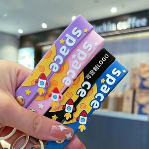 Schattige cartoon beer sleutelhanger astronaut padan pop sleutelhanger tas charms hanger paar verjaardagscadeau accessoires astronaut sleutelhangers - Product Image 5