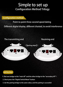 Huastlink a lunga distanza 5km all'aperto Wifi Router5.8ghz stazione Base punto a punto per esterno Wireless Cpe Antenna Wifi ponte Wifi - Product Image 6