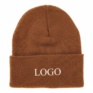 Venta al por mayor Gorro de punto grueso más cálido Diseñador de moda Beanie Hat Cap para los hombres Ropa de calle Jacquard Beanie Cap - Product Image 1