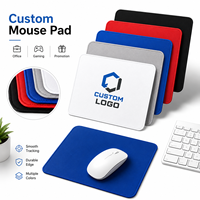 Tapis de souris personnalisé en gros avec logo, base en caoutchouc antidérapante, pour le gaming et le bureau, cadeau promotionnel d'entreprise