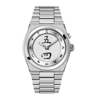 Nouvelle montre à quartz 2026, design simple d'inspiration chinoise, cadran à caractères chinois, boîtier en acier inoxydable, verre saphir, étanche