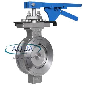 วาล์วผีเสื้อแบบมีคลิปด้านขวาเป็นเหล็กเหนียวแบบมีความยืดหยุ่นปลายท่อ - Product Image 3