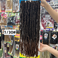 Vivian Hair 4x Nu Locs Micro Crochet Hair 22 pouces 40 mèches/paquet Gypsy Locs Faux Locs Tresses Cheveux à Tresser Extension Dreadlocks