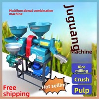 Moulin à riz combiné 2,2 kW, capacité 150-300 kg/h, petit moulin à riz, broyeur de maïs, décortiqueur de paddy, pulvérisateur pour ferme et usage domestique