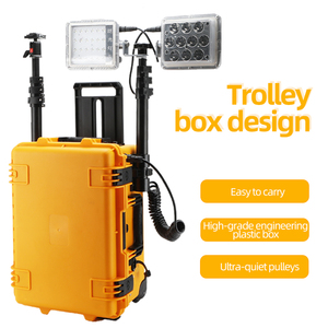 Xách tay Telescopic mast LED di động khẩn cấp cứu hộ Tìm Kiếm Ánh Sáng tháp có thể sạc lại IP65 RGB phát thải cho vườn cảnh quan DC - Product Image 5