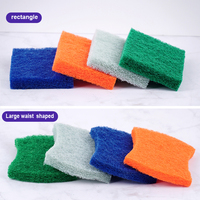 Tampon à récurer épaissi de haute qualité tampon de polissage flocage en nylon disque de meulage élimination de la rouille tampons à récurer abrasifs verts et rouges