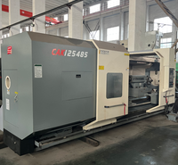 Tour lourd CNC d'occasion SMTCL CAK125485, grande portée 1250 mm, banc de 5 m, centre de tournage horizontal CNC pour le travail des rouleaux et des arbres