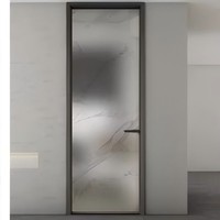 Porte intérieure à battant solide, isolation acoustique, structure stable, résistante à l'humidité, surface lisse, installation facile, adaptée