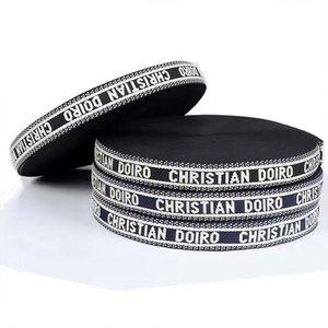 공장 맞춤 로고 양각 자카드 웨빙 인쇄 2인치 나일론 신축성 슬링 웨빙 - Product Image 5