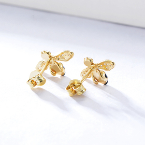 Pendientes de Plata de Ley 925 con Diseño de Abeja, Estilo Bohemio, Chapados en Oro, Tendencia 2021, Collar de Bisutería para Mujer - Product Image 4