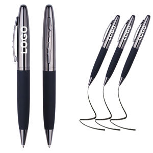 Bolígrafo Giratorio de Acero Inoxidable de Lujo con Logotipo Personalizado, con Diseño Publicitario Nuevo y Personalizado, Regalos - Product Image 1