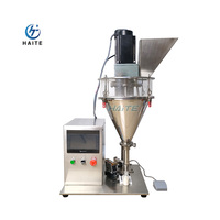 Machine à emballer de remplissage de tarière de poudre sèche semi-automatique 500g ABC/remplisseur de doseur de tarière manuelle 50g