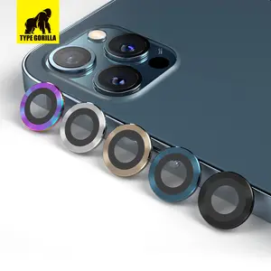 TG Dành Cho iPhone 12 Mini 11 12 Camera Bảo Vệ Màn Hình Kính Cường Lực Toàn Bộ Mặt Sau Camera Bảo Vệ Ống Kính Camera