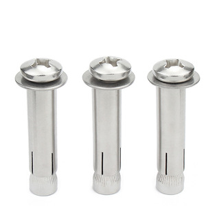 304 Stainless Steel Internal Expansion Screws M6 M8 M10 Phillips Pan Head Furniture Bolts For Wood - Product Image 1