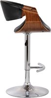 Chaise de bar au design moderne haut de gamme avec dossier élégant et base antidérapante pour îlot de cuisine et sièges de café