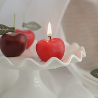 Grosir Wewangian Rumah Lilin Aromaterapi Mewah Buah Cherry Lilin Dekorasi Lilin Beraroma untuk Perlengkapan Pesta Pernikahan Liburan