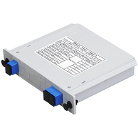 SC/UPC SC/APC PLC Splitter 1x2 1x4 1x8 1x16 Fiber Optic Splitter kotak kaset kartu memasukkan FTTH Fiber Optical Coupler Splitter