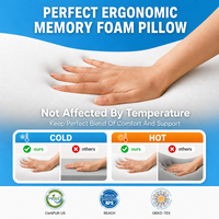 Coussin de siège en mousse à mémoire de forme ergonomique pour le coccyx, soulagement de la douleur sciatique, pour le bureau, la voiture, le fauteuil roulant, idéal pour les longues périodes assises