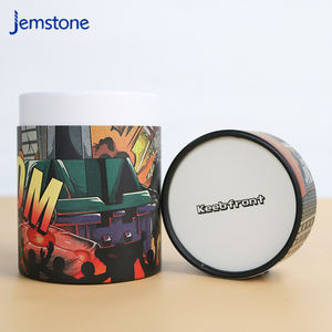 กล่องของขวัญทรงกระบอกทำจากกระดาษแข็งสำหรับบรรจุชาแบบผสม บรรจุภัณฑ์สำหรับเมล็ดกาแฟและชาแบบหลวม เกรดอาหาร บรรจุภัณฑ์ทรงกระบอกทำจากกระดาษคราฟท์ - Product Image 2