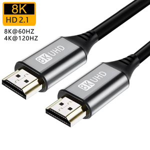 Câble audio-vidéo numérique <span class=keywords><strong>HDMI</strong></span> vers <span class=keywords><strong>HDMI</strong></span> de haute qualité 8K/60Hz 4K/120Hz 48 Gbps pour ordinateur portable, téléviseur, moniteur, projecteurs - Product Image 1