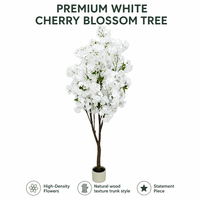 Arbre artificiel de cerisier en fleurs raffiné en gros pour la décoration de jardins, porches, boutiques de mariage, studios photo et espaces résidentiels