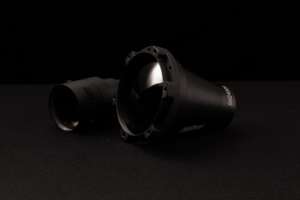 เลนส์ภาพนูนอินฟราเรดพร้อมเคลือบป้องกันแสงสะท้อน ปรับแต่งได้ตามความต้องการ OEM ชุดโปรเจคเตอร์ Bi LED คลื่นยาว 8-12 เมตร - Product Image 2