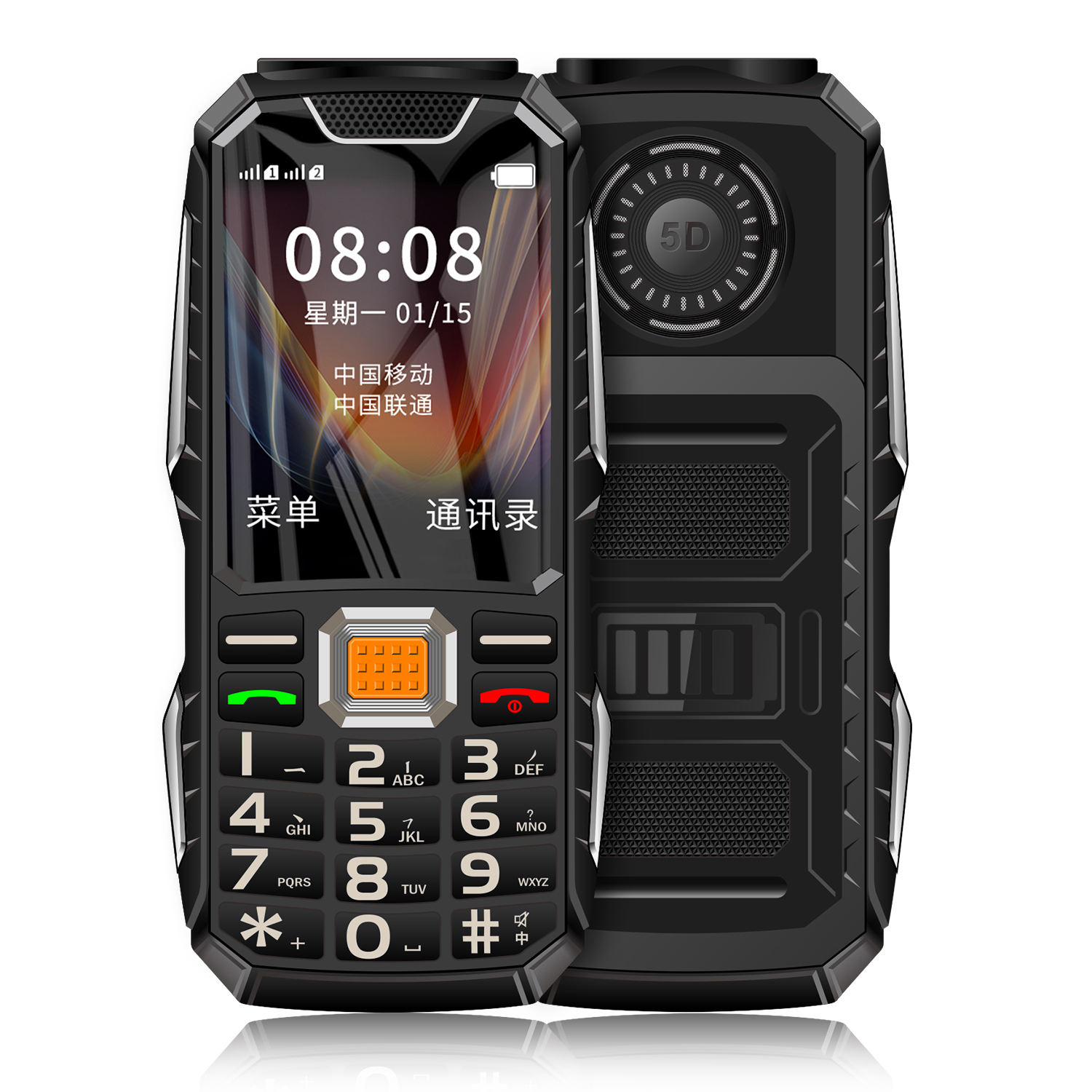 Best Selling Big Keypad Big Speaker Big Screen Mobile Phones for