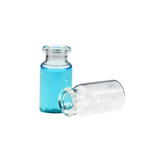 Frasco de Laboratorio de Vidrio Transparente de 10 ml con Tapa de Rosca para Almacenamiento y Pruebas Químicas - Product Image 1