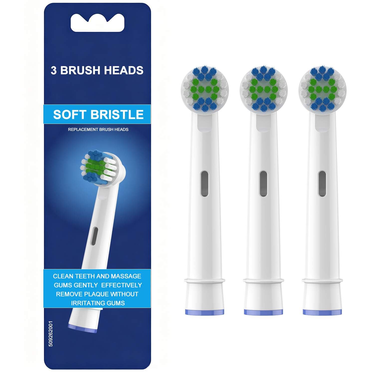 3Pcs Per Pack White