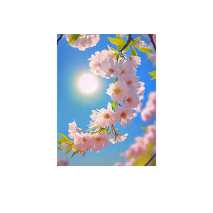 Pintura al Óleo Digital DIY: <span class=keywords><strong>Girasol</strong></span> para Colorear a Mano, Paisaje Acrílico sobre Lienzo sin Marco, Venta al por Mayor - Product Image 5