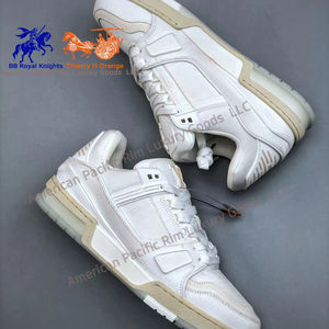 Chaussures décontractées en cuir de haute qualité pour hommes, chaussures de sport tendance, nouvelles chaussures de course et de marche avec doublure en maille douce pour le skateboard - Product Image 2