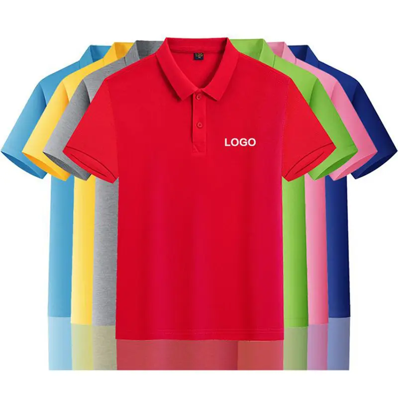 Alta Qualidade Personalizado Bordado Dos Homens Polo T shirt 100% Algodão Promocional Dos Homens Polo T-shirts Para Diário Ou Negócio