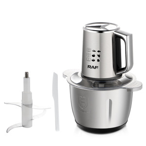 Procesador de Alimentos de Acero Inoxidable de 1000W, Nuevo Diseño, Máquina para Fufu, Potente Picadora Eléctrica de 3L, Molinillo de Carne con 4 Cuchillas para Cocina - Product Image 5