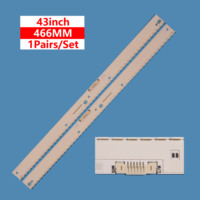 Bande de rétroéclairage LED V6ER_430SMA_LED48_R2 V6ER_430SMB_LED48_R2 pour réparation de rétroéclairage TV BN96-39678A BN96-39679A