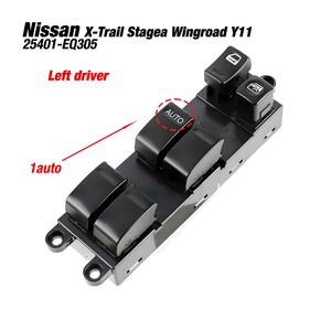 25401-EQ305 25401-AL500 Pour NISSAN X-Trail T30 Wingroad Patrol Stagea 1997-2017, interrupteur de commande de lève-vitre principal 25401EQ305 - Product Image 4