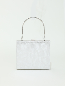 Bell Inspired Design Shiny Glitter Crocodile Pattern Chain Square Fashion Waterproof Evening <b>Clutch</b> Ladies <b>Wedding</b> 5A Luxury - Product Image 3