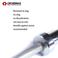 Barre de musculation Crossmax, haltérophilie, compétition professionnelle, grande puissance