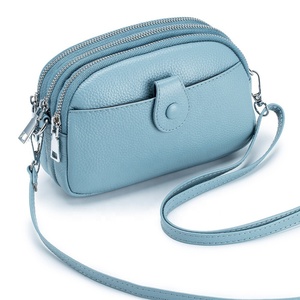 Bolso de Teléfono Celular para Mujer, Bolso Bandolera de Cuero Genuino a la Moda, Bolso Cruzado de Cuero para Mujer - Product Image 4