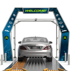 40 Meters Large Tunnel <strong>Car</strong> <strong>Wash</strong> Machine <strong>Fully</strong> <strong>Automatic</strong> Can <strong>Wash</strong> Many <strong>Cars</strong> at the Same Time Double Flat Track Support - Product Image 4